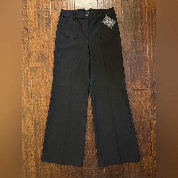 NWT J.Crew Tall Carolina Pant in Four-Season Stretch Size 8T Black - Picture 2 of 4